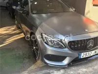 Usado Mercedes C250 AMG line 204 CV (150 kW) 2017 Gris / plata Coupe