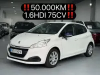 Usado Peugeot 208 75 CV (55 kW) 2018 Blanco Utilitario