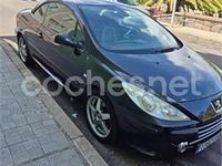 Usado Peugeot 307 CC 110 CV (80 kW) 2006 Negro Descapotable