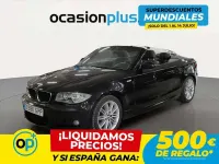 Usado BMW 118 Cabriolet 143 CV (105 kW) 2009 Negro Descapotable