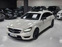 Usado Mercedes CLS63 AMG Shooting Brake AMG 585 CV (430 kW) 2014 Blanco Familiar