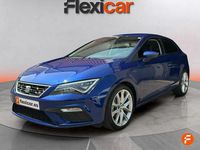 Usado Seat Leon FR 125 CV (91 kW) 2017 Azul Utilitario