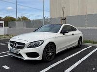 Usado Mercedes C220 AMG line 170 CV (125 kW) 2017 Blanco Coupe