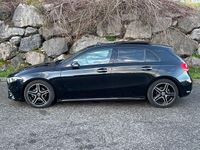 Usado Mercedes A200 AMG line 150 CV (110 kW) 2020 Negro Berlina