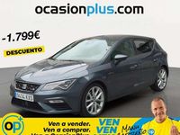 Usado Seat Leon FR 190 CV (139 kW) 2019 Gris Utilitario