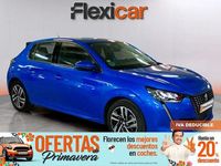 Usado Peugeot 208 Allure 100 CV (73 kW) 2020 Azul Utilitario