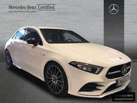 Usado Mercedes A200 AMG line 150 CV (110 kW) 2021 Blanco Berlina