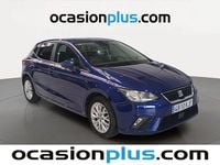 Usado Seat Ibiza Style 95 CV (69 kW) 2018 Azul Utilitario