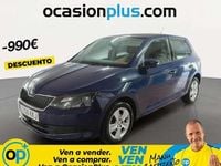 Usado Skoda Fabia 75 CV (55 kW) 2018 Azul Utilitario