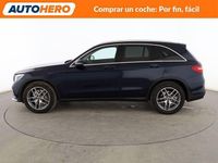 Usado Mercedes GLC220 AMG line 170 CV (125 kW) 2018 Azul SUV