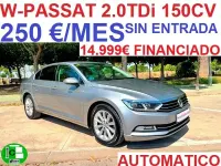 Usado VW Passat Advance 150 CV (110 kW) 2018 Gris / plata Berlina