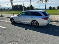Usado Mercedes C180 AMG line 156 CV (114 kW) 2016 Gris / plata Familiar