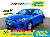 Usado Kia Rio 101 CV (74 kW) 2022 Azul Utilitario