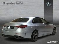 Usado Mercedes C220 AMG line 200 CV (147 kW) 2025 Plata hightech
