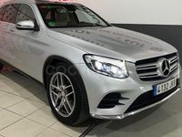 Usado Mercedes GLC220 AMG line 170 CV (125 kW) 2016 Gris / plata SUV