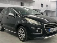 Usado Peugeot 3008 Style 130 CV (95 kW) 2016 Negro Berlina