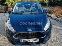 Usado Ford Fiesta Trend 60 CV (44 kW) 2016 Azul Utilitario