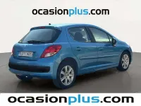 Usado Peugeot 207 Access 75 CV (55 kW) 2011 Azul Utilitario