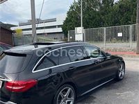 Usado Mercedes C250 AMG line 204 CV (150 kW) 2017 Negro Familiar
