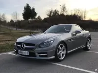 Usado Mercedes SLK200 184 CV (135 kW) 2011 Gris / plata Descapotable