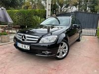 Usado Mercedes C200 Avantgarde 136 CV (100 kW) 2009 Negro Berlina