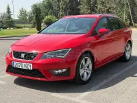 Usado Seat Leon FR 125 CV (91 kW) 2014 Rojo Familiar