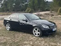 Usado Mercedes C200 Classic 122 CV (89 kW) 2007 Negro Berlina