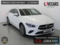 Usado Mercedes CLA250e 218 CV (160 kW) 2021 Blanco Berlina
