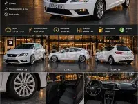Usado Seat Leon Style 115 CV (84 kW) 2018 Blanco Berlina