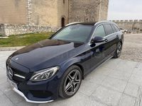 Usado Mercedes C220 170 CV (125 kW) 2017 Azul Familiar