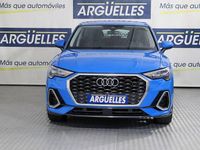 Usado Audi Q3 Sportback S-Line 150 CV (110 kW) 2020 Azul metalizado SUV