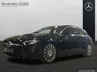 Usado Mercedes A200 AMG line 163 CV (119 kW) 2019 Negro cosmos Berlina