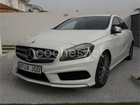 Usado Mercedes A200 AMG line 136 CV (100 kW) 2015 Blanco Berlina