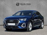 Usado Audi Q3 Sportback S-Line 150 CV (110 kW) 2021 Azul metalizado SUV