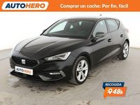 Usado Seat Leon FR 150 CV (110 kW) 2021 Negro Berlina