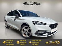 Usado Seat Leon FR 150 CV (110 kW) 2021 Blanco Familiar