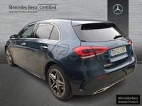 Usado Mercedes A250 AMG line 218 CV (160 kW) 2021 Azul denim Berlina
