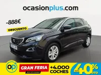 Usado Peugeot 3008 Active 120 CV (88 kW) 2017 Negro SUV