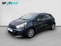 Usado Kia Rio 84 CV (61 kW) 2016 Negro Utilitario