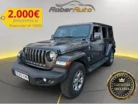 Usado Jeep Wrangler Unlimited Sport 200 CV (147 kW) 2020 Negro SUV