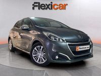 Usado Peugeot 208 Style 75 CV (55 kW) 2016 Gris Utilitario