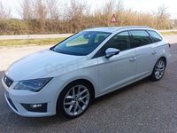 Usado Seat Leon FR 150 CV (110 kW) 2015 Blanco Familiar