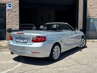 Usado BMW 220 Luxury Line 190 CV (139 kW) 2015 Gris / plata Descapotable