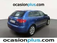 Usado Audi A3 Sportback Ambiente 140 CV (102 kW) 2007 Azul Utilitario