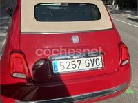 Usado Fiat 500C Lounge 100 CV (73 kW) 2010 Rojo Descapotable