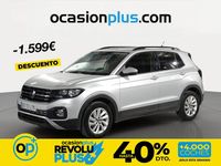 Usado VW T-Cross Advance 110 CV (80 kW) 2022 Gris SUV