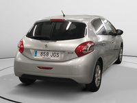 Usado Peugeot 208 Style 83 CV (61 kW) 2015 Gris Utilitario