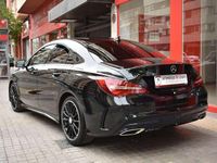 Usado Mercedes CLA200 AMG line 156 CV (114 kW) 2017 Negro Coupe