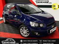 Usado Chevrolet Aveo LT 95 CV (69 kW) 2014 Azul Berlina