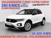 Usado VW T-Roc Life 110 CV (80 kW) 2024 Blanco SUV